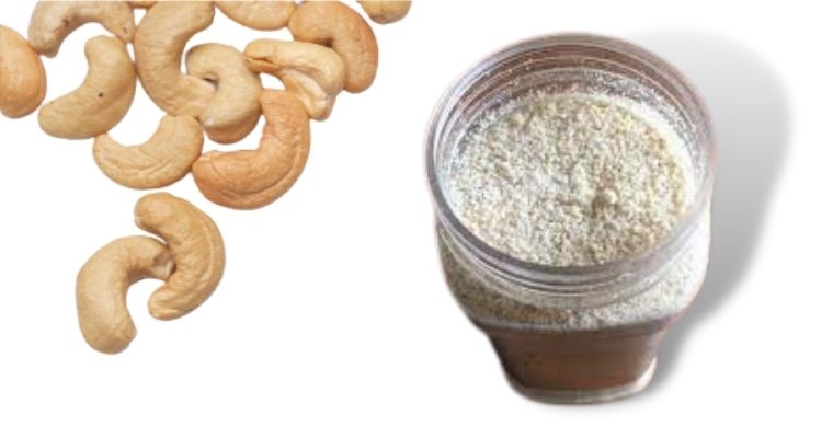 Cashew powder as substitute for milk powder