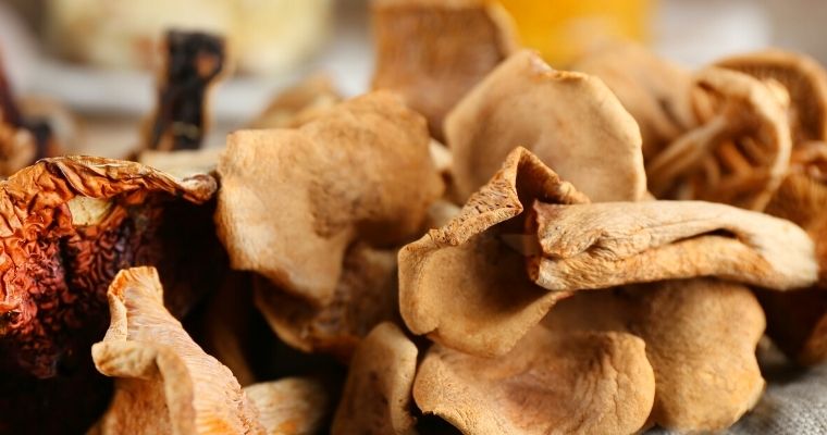 Dried Mushrooms as substitute for soy sauce