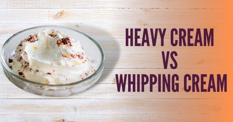 Whipping Cream vs Heavy Cream