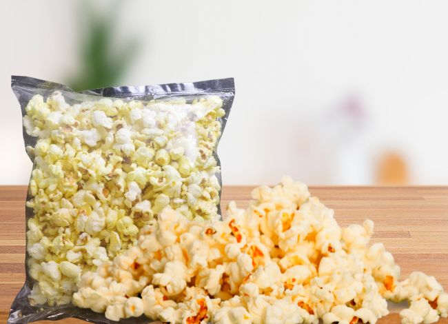 How do you vacuum-seal popcorn kernels