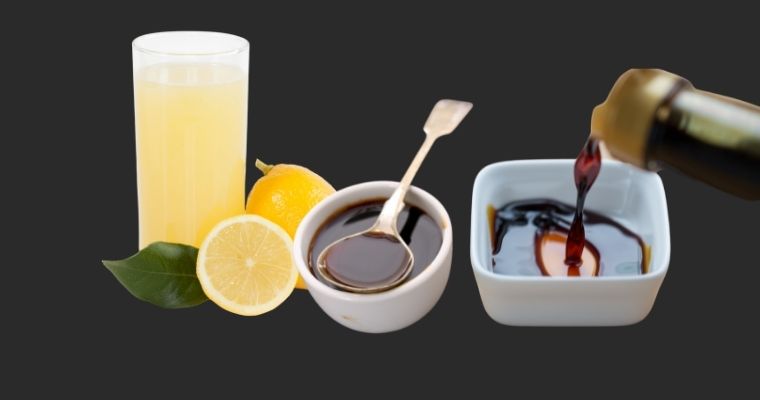 Lemon juice and molasses and soy sauce as alternative for Balsamic Vinegar 