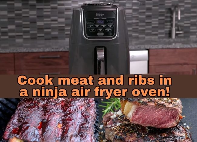 Can you cook meat and ribs in a Ninja air fryer oven