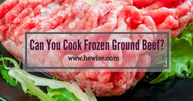 How to cook frozen ground beef