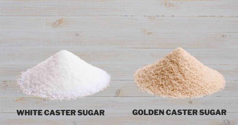 difference between white caster sugar and golden